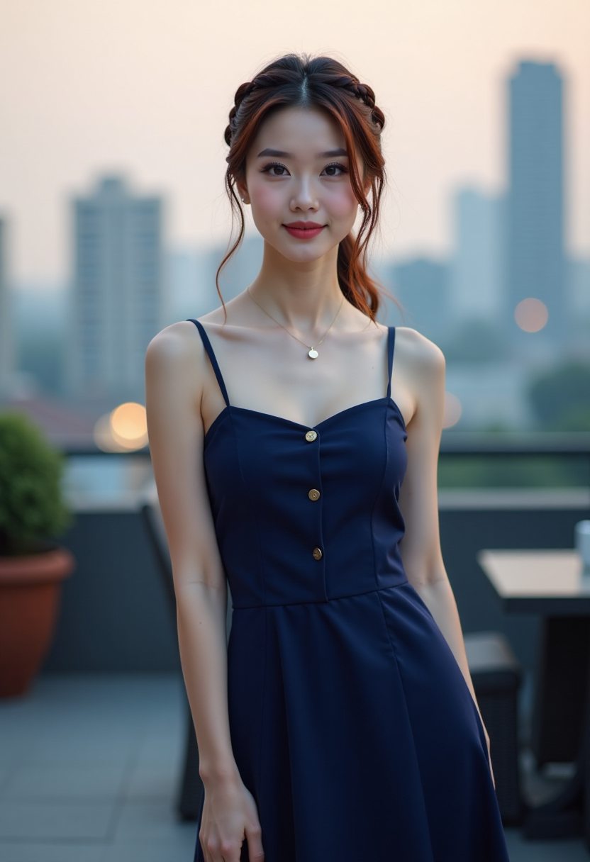 春心荡漾都市穿搭复刻